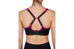 Pure Lime Padded Athletic Sportbeha Zwart/roze Dames -MoveWear Verkoopwinkel 35208471 3