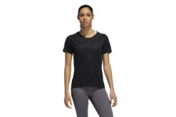 Adidas 25/7 Rise Up N Run Parley T-shirt Zwart Dames