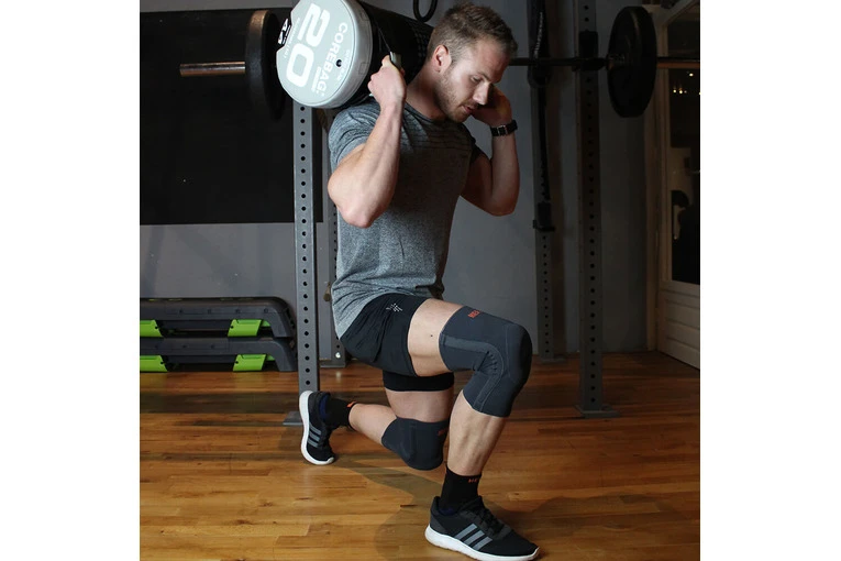 Herzog Pro Compression Knee Support Zwart 4 Herzog Pro Compression Knee Support Zwart - Afbeelding 2