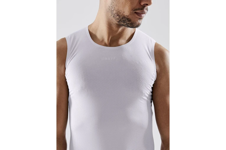 Craft Pro Dry Nanoweight Tanktop Wit Heren 4 Craft Pro Dry Nanoweight Tanktop Wit Heren - Afbeelding 2