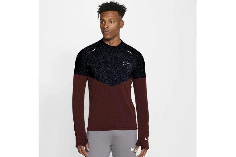 Nike Sphere Run Divison Top Zwart/mystic Red Heren 3 Nike Sphere Run Divison Top Zwart/mystic Red Heren