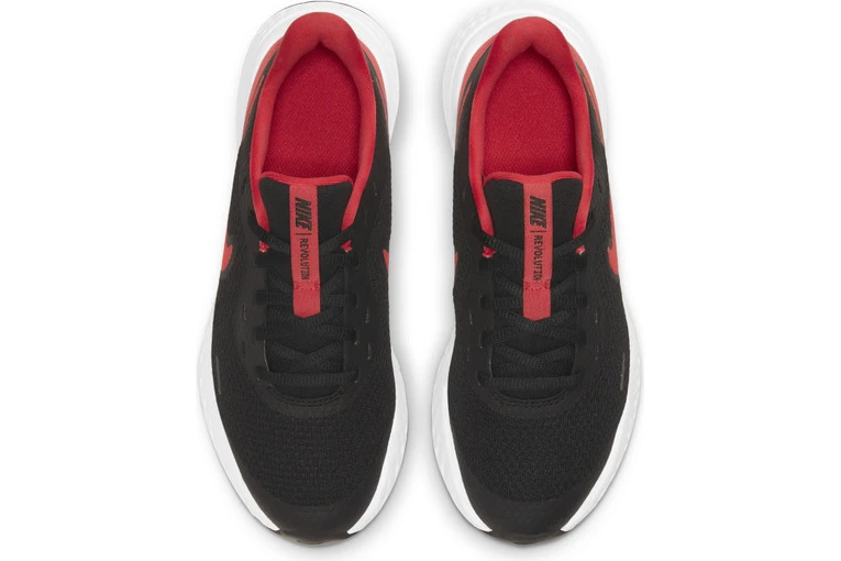 Nike Loopschoen Revolution 5 Zwart/rood Kids 6 Nike Loopschoen Revolution 5 Zwart/rood Kids - Afbeelding 4