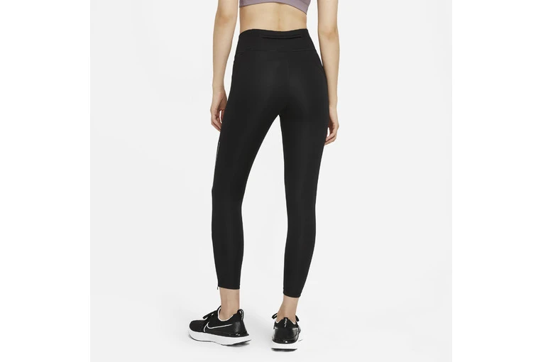 Nike Epic Faster Running Tight Zwart Dames 4 Nike Epic Faster Running Tight Zwart Dames - Afbeelding 2