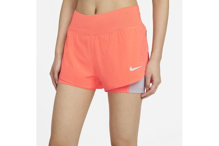 Nike Eclipse Loopshort Oranje Dames 3 Nike Eclipse Loopshort Oranje Dames