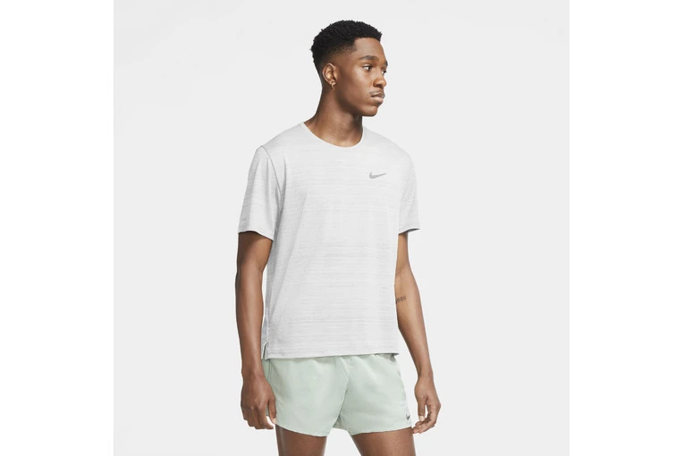 Nike Dri-fit Miler Loopshirt Wit Heren 3 Nike Dri-fit Miler Loopshirt Wit Heren