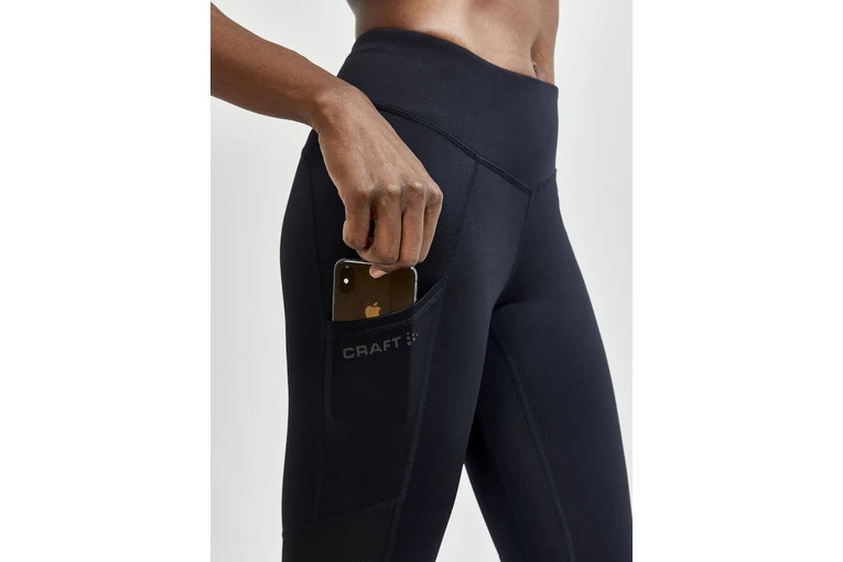 Craft ADV Essence Hight Waist Tights Zwart Dames 6 Craft ADV Essence Hight Waist Tights Zwart Dames - Afbeelding 4