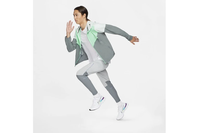 Nike Windrunner Loopjas Groen/grijs Heren 8 Nike Windrunner Loopjas Groen/grijs Heren - Afbeelding 6