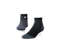 Stance Run Quarter Staple Loopkousen Zwart Unisex