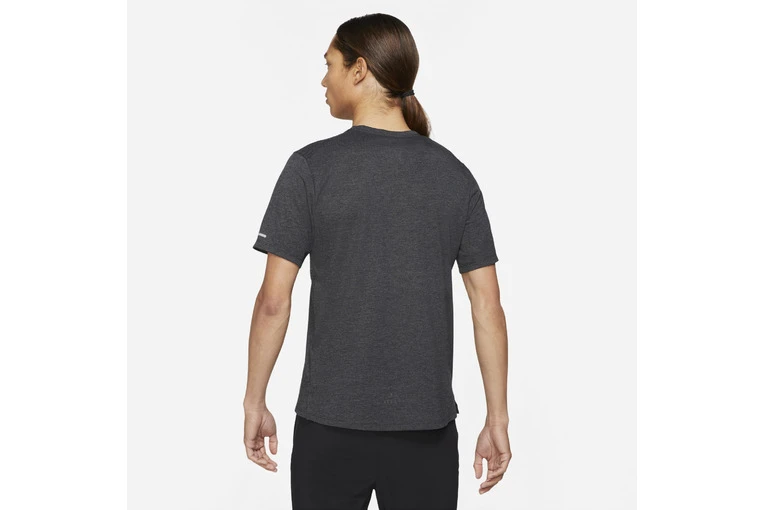 Nike Dri-FIT Run Division Miler Top Black Heather Heren 4 Nike Dri-FIT Run Division Miler Top Black Heather Heren - Afbeelding 2