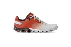On Cloudflow Loopschoen Rust/white Dames
