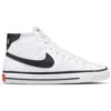 Nike Court Legacy Canvas Mid Sneaker Wit/zwart Heren -MoveWear Verkoopwinkel 37098914 0