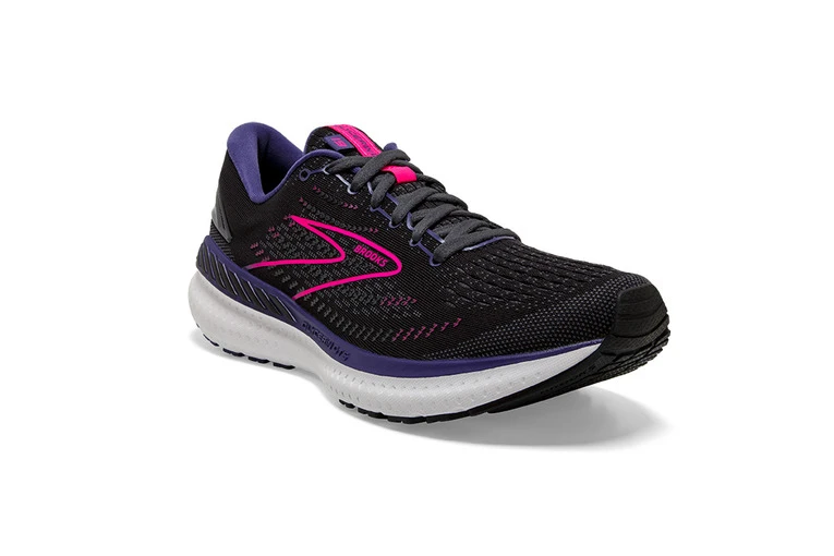 Brooks Glycerin GTS 19 Loopschoen Zwart/ebony/roze Dames 5 Brooks Glycerin GTS 19 Loopschoen Zwart/ebony/roze Dames - Afbeelding 3