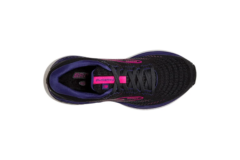 Brooks Glycerin GTS 19 Loopschoen Zwart/ebony/roze Dames 6 Brooks Glycerin GTS 19 Loopschoen Zwart/ebony/roze Dames - Afbeelding 4