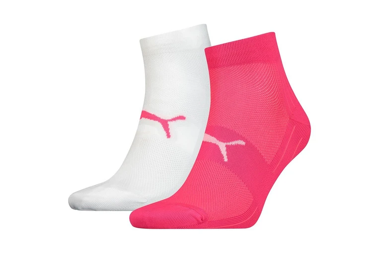Puma Performance Train Light Quarter Sokken Roze/wit Unisex 3 Puma Performance Train Light Quarter Sokken Roze/wit Unisex