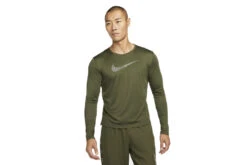 Nike Dri-FIT UV Run Division Miler Top Rough Green Heren