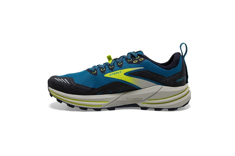 Brooks Cascadia 16 Loopschoen Mykonos Blue/peacoat/lime Heren 4 Brooks Cascadia 16 Loopschoen Mykonos Blue/peacoat/lime Heren - Afbeelding 2