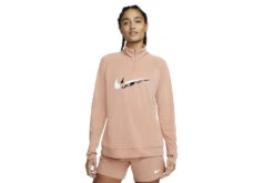 Nike Dri-FIT Swoosh Run Midlayer Rose Whisper Dames