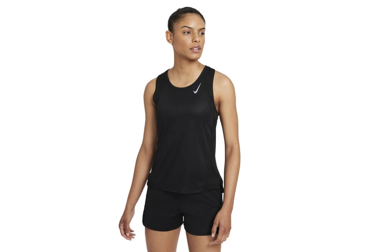 Nike Dri-FIT Race Top Zwart Dames 3 Nike Dri-FIT Race Top Zwart Dames