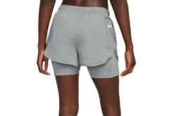 Nike Tempo Luxe 2-in-1 Running Short Smoke Grey Dames -MoveWear Verkoopwinkel 37102317 2