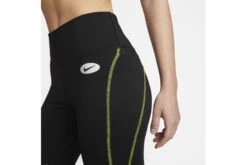Nike Dri-FIT Icon Clash Mid-Rise Running Leggings Zwart/atomic Green Dames -MoveWear Verkoopwinkel 37102334 3