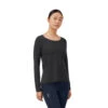 On Perfomance Long T-shirt Zwart Dames -MoveWear Verkoopwinkel 37102405 0