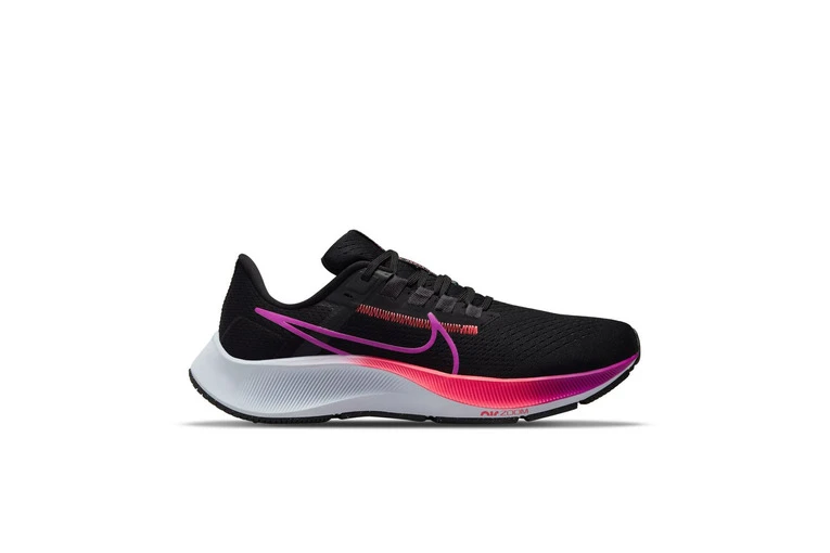 Nike Air Zoom Pegasus 38 Loopschoen Zwart/hyper Violet Dames 3 Nike Air Zoom Pegasus 38 Loopschoen Zwart/hyper Violet Dames