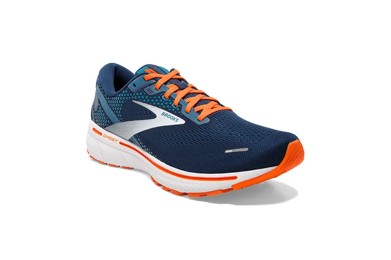 Brooks Ghost 14 Loopschoen Titan/teal/flame Heren 6 Brooks Ghost 14 Loopschoen Titan/teal/flame Heren - Afbeelding 4