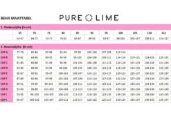 Pure Lime Padded Athletic Sportbeha Grijs Dames -MoveWear Verkoopwinkel 37104338 5