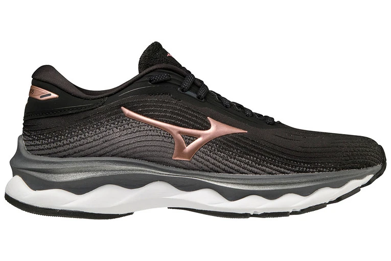 Mizuno Wave Sky 5 Loopschoen Zwart Dames 3 Mizuno Wave Sky 5 Loopschoen Zwart Dames