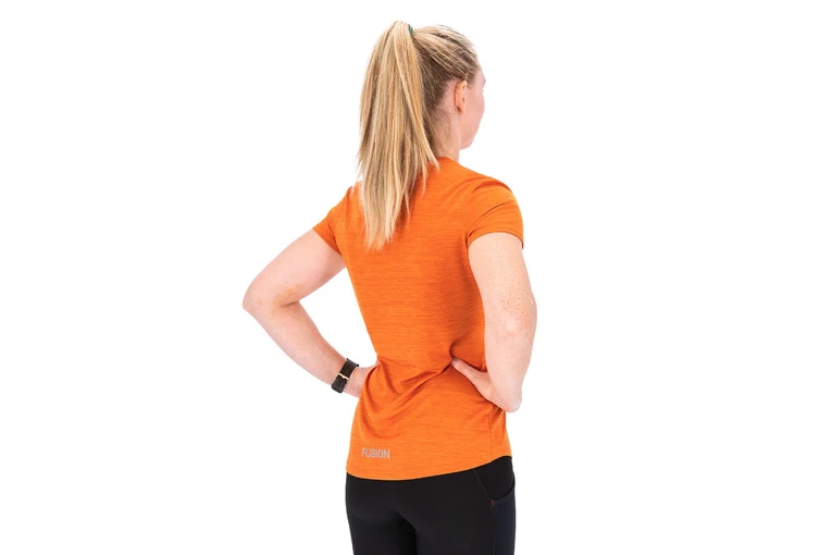 Fusion C3 T-shirt Oranje Dames 4 Fusion C3 T-shirt Oranje Dames - Afbeelding 2