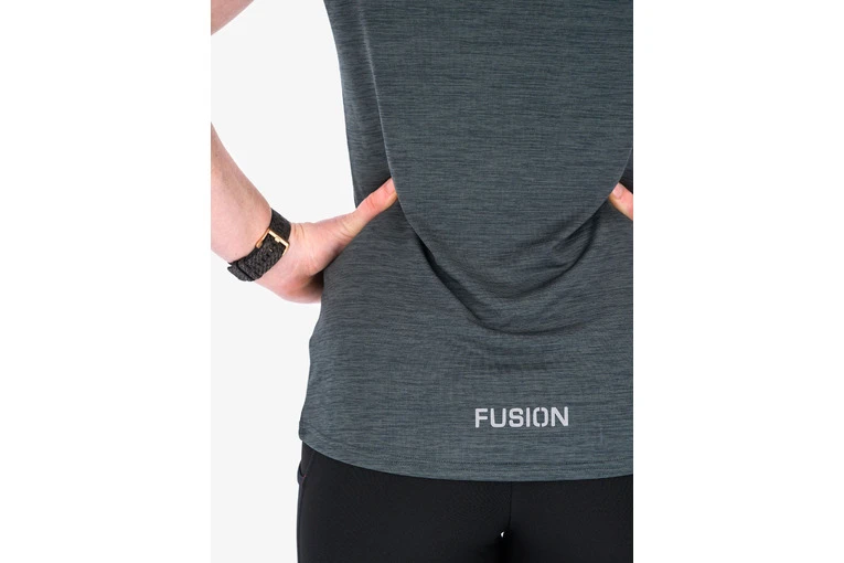 Fusion C3 T-shirt Grijs Dames 5 Fusion C3 T-shirt Grijs Dames - Afbeelding 3