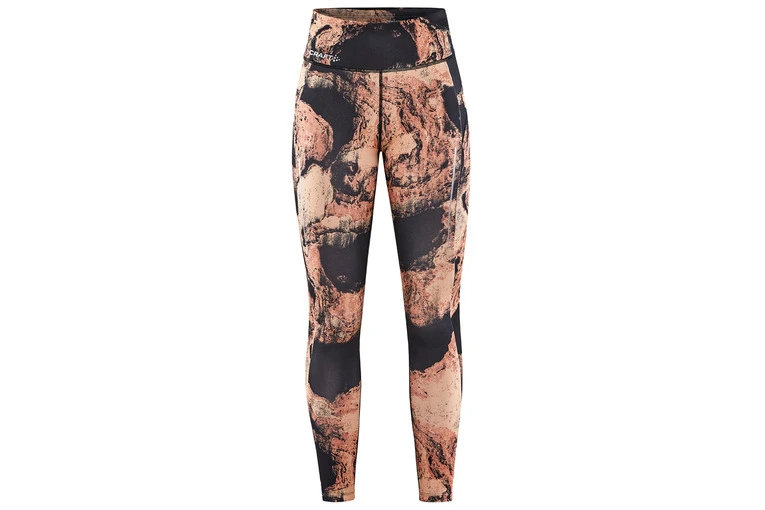 Craft Adv Essence Run Tights Glow/multi Dames 3 Craft Adv Essence Run Tights Glow/multi Dames