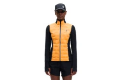 On Climate Jacket Mango/zwart Dames