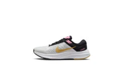 Nike Structure 24 Loopschoenen Wit/Zwart/Wheat Gold Dames -MoveWear Verkoopwinkel 37107593 2