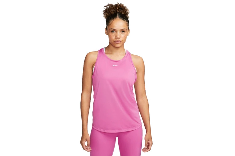 Nike Dri-FIT One Tanktop Cosmic Fuchsia Dames 3 Nike Dri-FIT One Tanktop Cosmic Fuchsia Dames