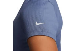 Nike Dri-FIT Geribde Hardlooptop Diffused Blue Dames -MoveWear Verkoopwinkel 37108042 3