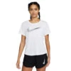 Nike Dri-FIT One Swoosh T-shirt Wit Dames -MoveWear Verkoopwinkel 37108048 0