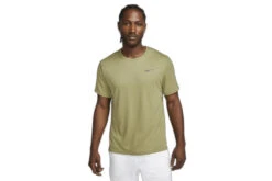 Nike Dri-FIT UV Miler T-shirt Olijfgroen Heren