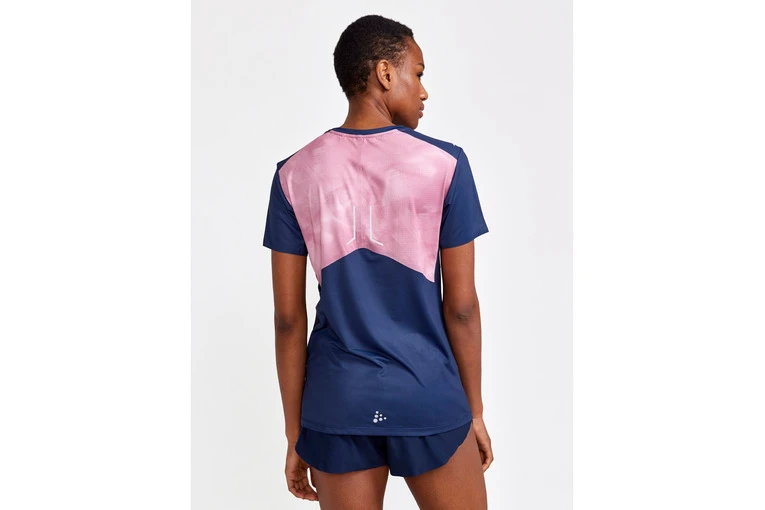 Craft Pro Hypervent SS T-shirt Blaze/multi Dames 5 Craft Pro Hypervent SS T-shirt Blaze/multi Dames - Afbeelding 3