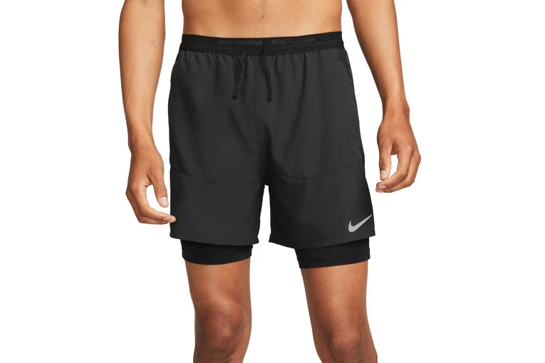 Nike Stride 5in Hardloopshort Zwart Heren 3 Nike Stride 5in Hardloopshort Zwart Heren