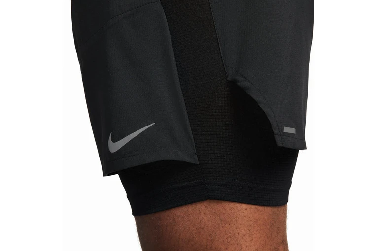 Nike Stride 5in Hardloopshort Zwart Heren 7 Nike Stride 5in Hardloopshort Zwart Heren - Afbeelding 5