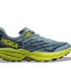 Hoka Speedgoat 5 Trailschoenen Stone Blue / Dark Citron Heren