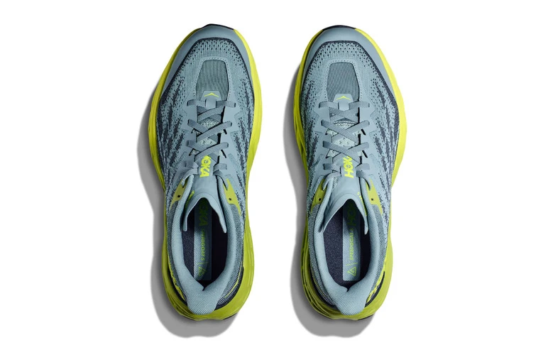 Hoka Speedgoat 5 Trailschoenen Stone Blue / Dark Citron Heren 4 Hoka Speedgoat 5 Trailschoenen Stone Blue / Dark Citron Heren - Afbeelding 2