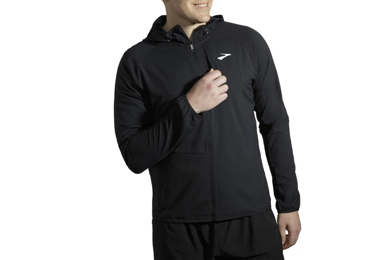 Brooks Canopy Jacket Black Heren 4 Brooks Canopy Jacket Black Heren - Afbeelding 2