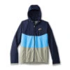 Brooks Canopy Jacket Navy/Spring Break/Pebble Heren -MoveWear Verkoopwinkel 37111960 0