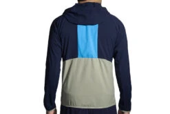 Brooks Canopy Jacket Navy/Spring Break/Pebble Heren -MoveWear Verkoopwinkel 37111960 3