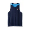 Brooks Atmosphere Singlet 2.0 Tanktop Navy/Spring Break Heren -MoveWear Verkoopwinkel 37111962 0