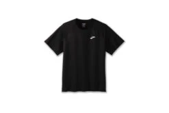 Voorkant 13 Brooks Atmosphere Short Sleeve 2.0 Loopshirt Black Heren