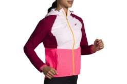 Brooks Canopy Jacket Razzmatazz/Quartz/Hyper Pink Dames -MoveWear Verkoopwinkel 37111968 4