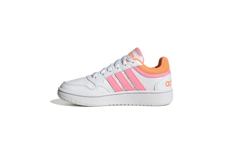 Adidas Hoops 3.0 Sneaker Wit/roze/oranje KIDS 4 Adidas Hoops 3.0 Sneaker Wit/roze/oranje KIDS - Afbeelding 2